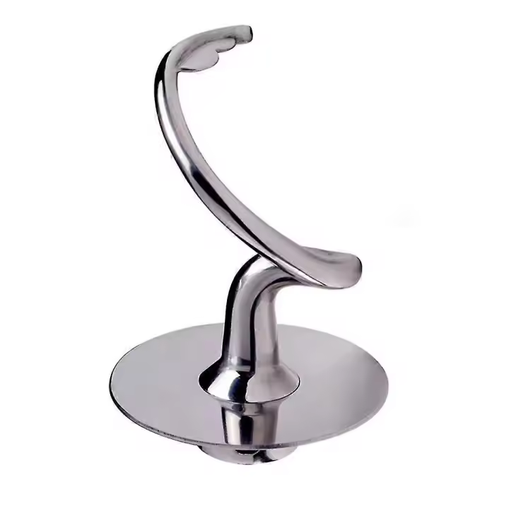 Gancho espiral de la pasta del acero inoxidable para el mezclador del soporte de Kitchener, cuenco de mezcla de los ajustes 4.5-5 QT para la inclinación-él - 1