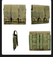 Bolsa táctica multienlace para cargador cuádruple, bolsa de almacenamiento doble y triple, bolsa para walkie-talkie, bolsa para accesorios Molle de campo - details 7