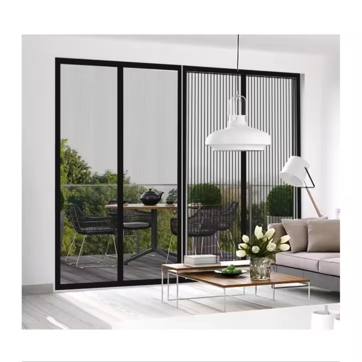 Mosquitera Puerta Magnetica 135x150cm, Cortina Antimosca Malla Anti Insectos para Puerta Corredera Color :Negro  Esta Mosquitera no deja pasar los mosquitos - 1