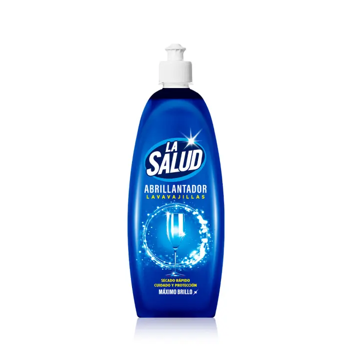 Abrillantador Lavavajillas LA SALUD. Brillo y protección, seca más rápidamente la vajilla, dejando un resultado brillante y libre de manchas de agua y cal. - 1