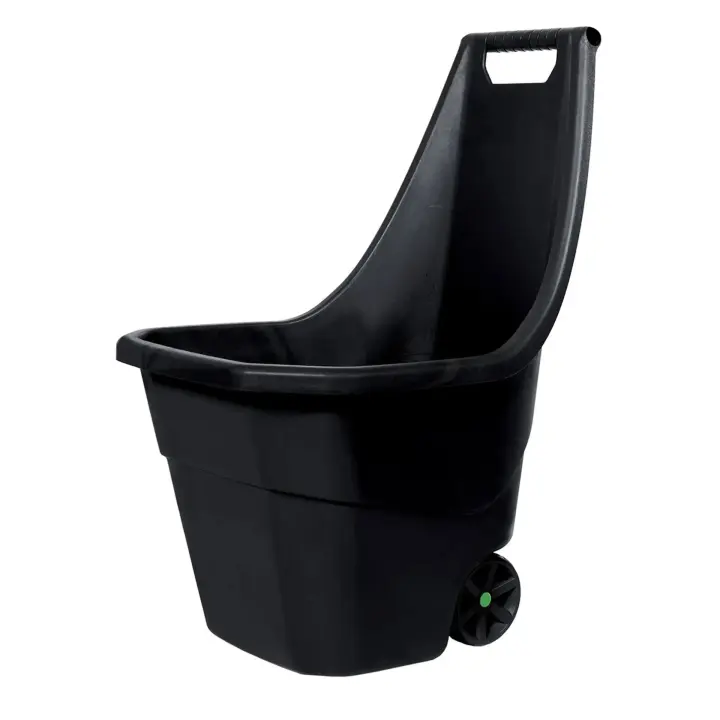 Prosperplast Carro Multiusos de Jardín con Ruedas Negro - 1