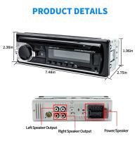 Reproductor Multimedia Para Coche 1 DIN JID-520 Bluetooth FM Estéreo Con Control Remoto MP3 De 12V Radio De Automóvil - details 10
