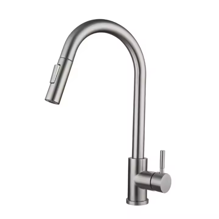 Grifo de Cocina Maple Inoxide 304 Retractable Doble de Agua Fría y Caliente - 1