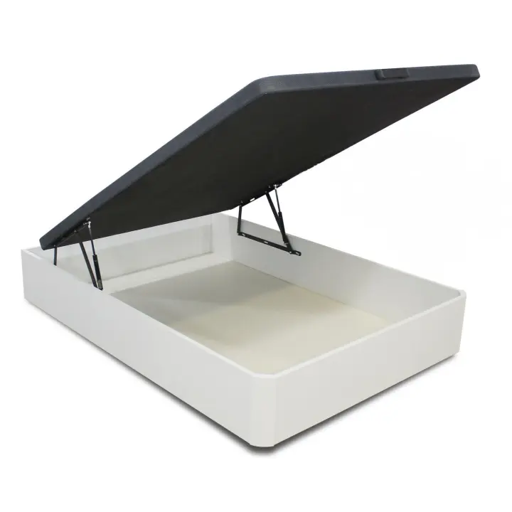 Canapé de Madera BATZAR 135x190 para tu Espacio de Descanso | Blanco - 1