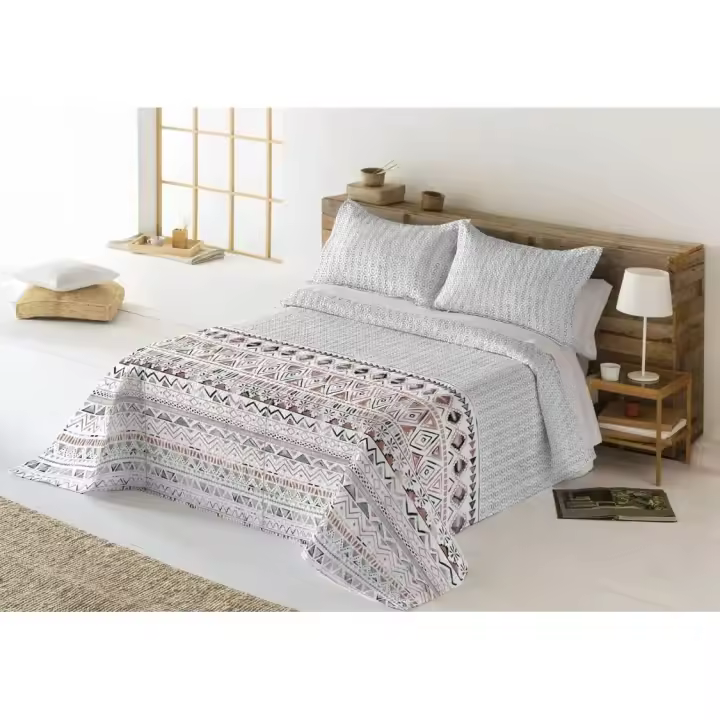 Colcha bouti para Verano y Entretiempo, Colcha para Cama 90-105-135-150cm 100% Poliester, Colcha Cubre Cama Fina, Suave - 1