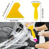 Kit De Herramientas Para Vinilo De Coche Láminas De Ventana Espátula De Vinilo Cuchillo Cortador Herramientas De Adornos Para Vehículos - details 3