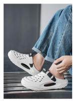 Nuevos Pantuflas Masaje Para Hombre 2025 Sandalias Casuales De Playa Comodidad Grande Tamaño 40-45 Plataforma Medio Tacón Invierno Interior Exterior - details 11