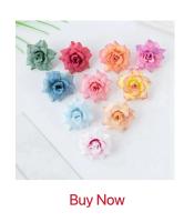 100 Piezas De Flores Artificiales Rosas De Seda Para Boda Decoración De Casa Plantas Falsas Para Pared Broche De Novia DIY - details 8