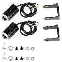 Proyector Lente De Motocicleta LED Bicolor Para Cafe Racer Spotlight Auxiliar Universal Para ATV Y Scooter Faro Principal - details 0