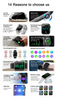 LINWEAR S8 (41mm) smartwatch moderno,lo ultimo en tecnologia - details 6