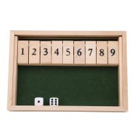 Juego De Dados De Madera Para 2-4 Jugadores ' Shut-The-Box ' Capacidad De Pensamiento Cognitivo Juego Manual Sin Químicos Originales En China - details 9