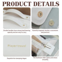Bolso De Maquillaje Desmontable 4 En 1 Transparente Con Varios Compartment Plegable Para Viajes Y Exteriores Almacenamiento De Cosméticos - details 8