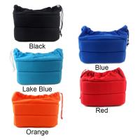 Bolsa De Protección Para Cámara DSLR Canon Nikon Sony Con Partición Y Padded Velvet Bolsa Suave Para Lentes De Cámara - details 1