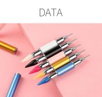 Nuevo Herramienta De Pintura Diamante Doble Cabeza Plástico Y Metal Accesorios De Pintura Diamante Herramienta De Uñas Multifuncional Con Opciones De Punta De Plástico - details 0