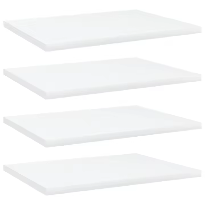Estantes para estantería 4 uds contrachapada blanco 40x30x1,5cm - 1