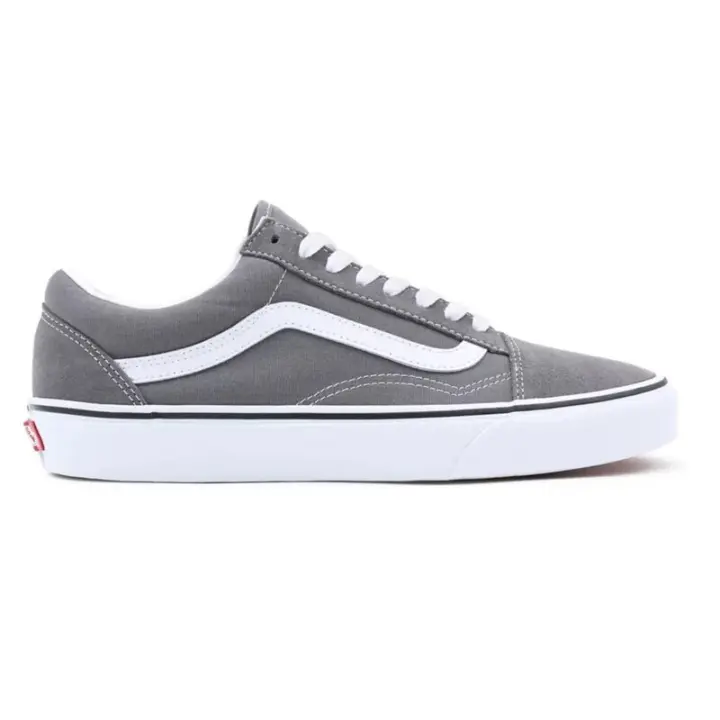 Zapatillas Vans Grises Old Skool Pewter-Truwhite - 1