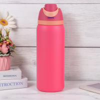 Termo Doble Capa De Acero Inoxidable 24/32oz Con Manija Termo Aislado Espacial Kettle Taza Deportiva Botella De Agua Tumbler - details 12