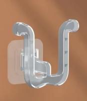 Estante De Pared Para Pantuflas En Forma De U Perforado Almacenamiento Para Baño Y Toilete Plástico Soporte Para Sandalias - details 1