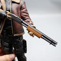Figura De Acción De Anime 33cm Leon Zombie Hunter En Cuero Colección Para Niños Y Adultos Decoración De Escritorio Modelo De Soldado Juguete Grande - details 9