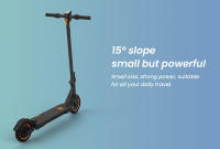 KuKirin S1 Max Scooter Eléctrico Plegable, Motor de 350W, Batería de 36V 10.4Ah, Neumáticos de 8 pulgadas, Velocidad Máxima de 30 km/h, Alcance de 39 km, Freno Electrónico Frontal, Amortiguación de Resorte Trasera, Pantalla Inteligente - details 10