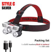 Lámpara De Cabeza Super Brillante USB Recargable 5 LED Con Batería Integrada Para Camping Y Pesca Nocturna KDULIT - details 10