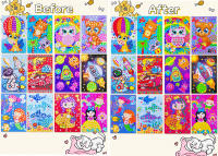 Libro De Coloreado DIY Con Puntos Para Niños Animal Cartoon Dibujo Mosaico Puzzle De Pegatinas Juguete Educativo Creativo - details 6