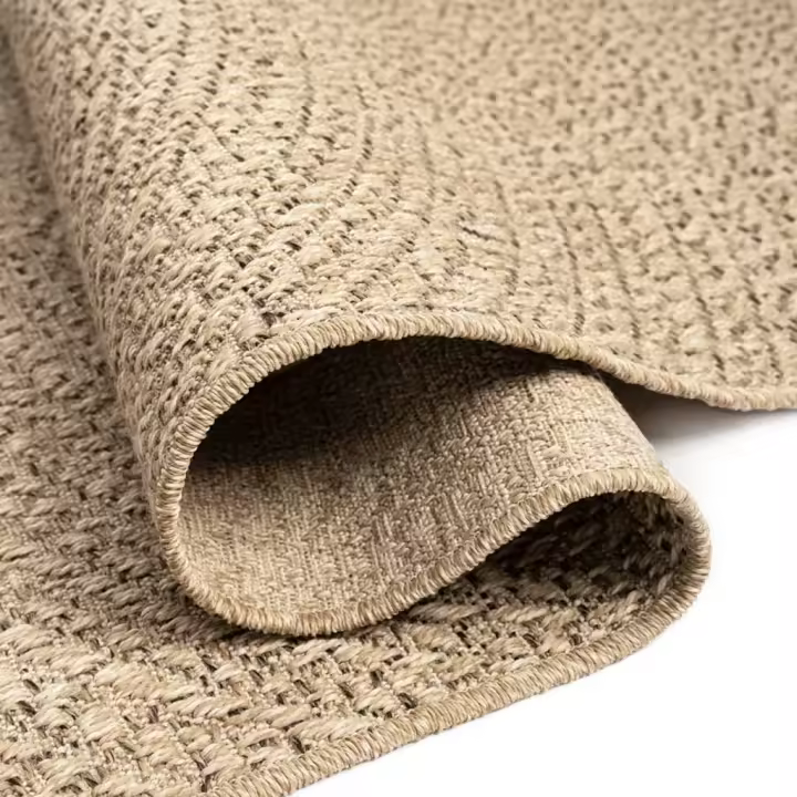 vidaXL Alfombra ZIZUR apariencia de yute interior exterior Dimensiones 100 x 200 cm, 120 x 120 cm - 1