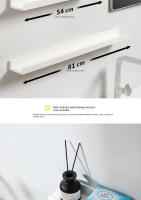 Organizador De Maquillaje Para Baño Ecológico Adhesivo Sin Perforar Estante De Ducha Montaje En Pared Plástico Largo - details 5