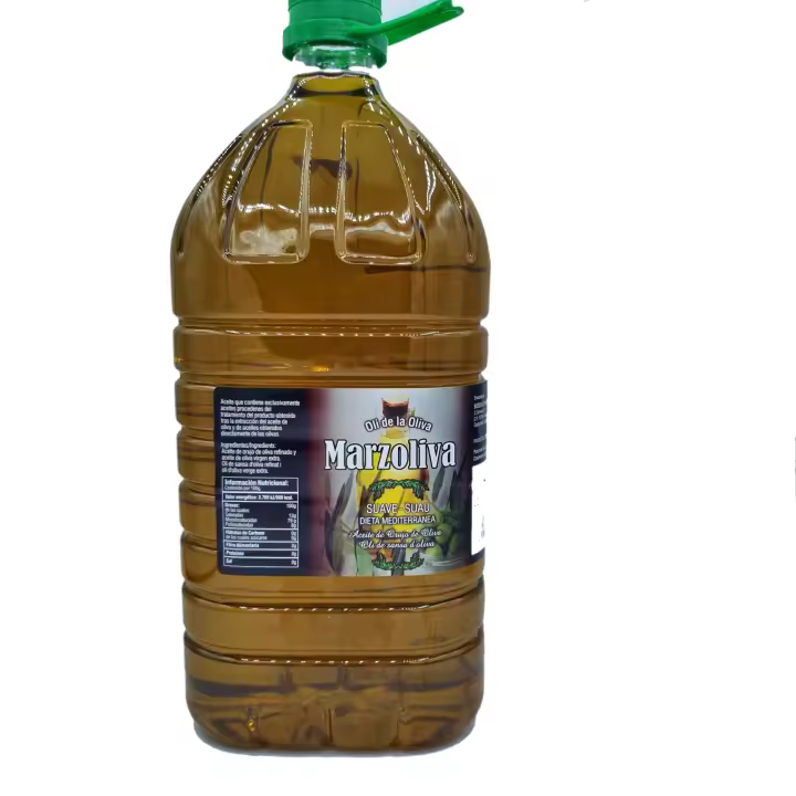 Aceite de Oliva Suave 5 Litros - MARZOLIVA - Aceite Dieta Mediterranea - Origen ESPAÑA - Aceite de Oliva Sansa / Orujo - 1