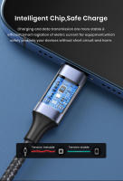 Cable De Carga Rápida TOPK AN50 Con Pantalla Digital USB Tipo C Y Micro USB 3A Para Samsung Xiaomi Cable Móvil Con Indicador LED - details 3