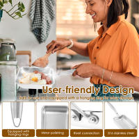 Sartén De Acero Inoxidable Para Tamagoyaki Omelette Japonesa Con Mano Multifuncional Rectangular Para Cocina Desayuno - details 5