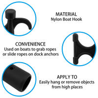 Gancho De Barco De Nylon Resistente Al Rusticidad Para Mooring Yate Kayak Pesca Raft Accesorios De Barco Longitud 9*7.5 Cm - details 1