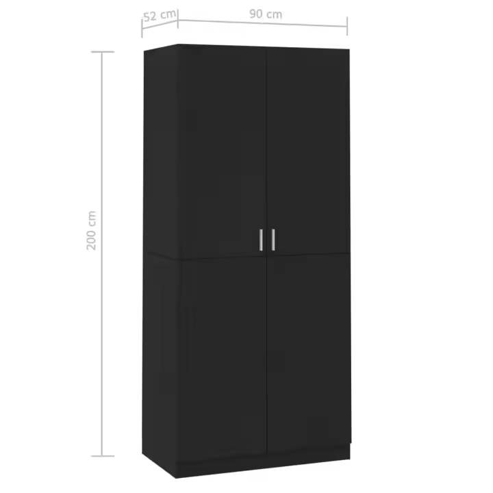 Armario Snow 2 puertas 200x90x52 cm - 1
