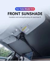 Parabrisas Antisol Para Tesla Model 3 Highland Model Y 2016-2024 Protector De Calor Y UV Visera Accesorios De Coche Material 100% Poliéster - details 1