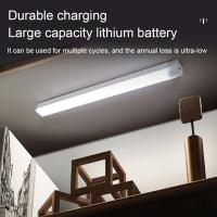 Luz Nocturna LED Con Sensor De Movimiento Recargable Por USB Luz De Armario Escalonera Para Cocina Forma Rectangular Incluye Batería - details 4