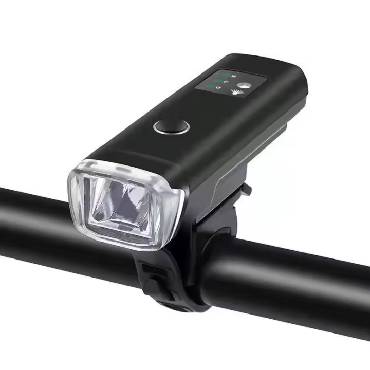 Luces de bicicleta Faros de bicicleta Bicicletas de montaña Montar de noche Control de luz fuerte Carga USB Inducción inteligente - 1