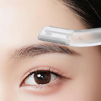 Karsyngirl Trimmer De Cejas Para Mujer Epilador Facial Raspador De Cabello De Cejas Acero Inoxidable Herramientas De Belleza 2/3 Piezas - details 5