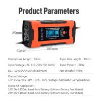Cargador De Batería De Coche 12V 10A Pulso Con Pantalla LCD Reparación Inteligente Y Rápida Dispositivo De Carga Para Baterías De Coche Y Motocicleta Accesorio De Vehículo - details 7
