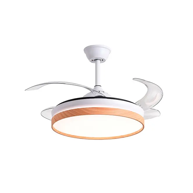 BEL AIR HOME - Ventilador de Techo COSMOS con Aspas Desplegables, Motor DC y Luz LED 36W para un Ambiente Fresco y Silencioso - 1