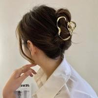 Pinza Para El Pelo Geométrica De Metal Moda Coreana Para Mujeres Y Niñas Accesorios De Pelo Clips Para Cola De Caballo Barrettes Cruzados - details 26