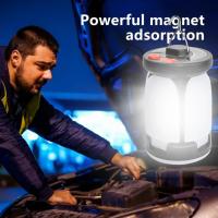 Lámpara De Camping LED Solar Recargable 4500mAh 1000LM Banco De Energía Plegable 6 Modos De Luz Para Camping Pesca - details 14