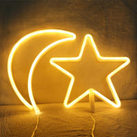 Lámpara De Neón Estrella Nube Luna Luz Nocturna LED USB Para Decoración De Hogar Boda Bar Negocios Fiesta Navidad Regalos - details 0