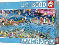 Educa - Puzzle de 3000 Piezas  Vida Panorama.  Medidas: 144 x 68 cm. + 14 años Educa 20265 - details 2