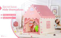 Carpa De Juguete Para Niñas Casa De Castle De Princesa Plegable Decorativa Para Habitación Interior Y Exterior Regalo De Navidad Para Niñas De 0 a 12 Años - details 1