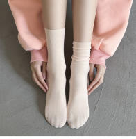 Calcetines De Verano Para Mujer Delgados Y Transpirables De Color Sólido Tendencia Casual Antipelusa Calcetines Sueltos - details 1