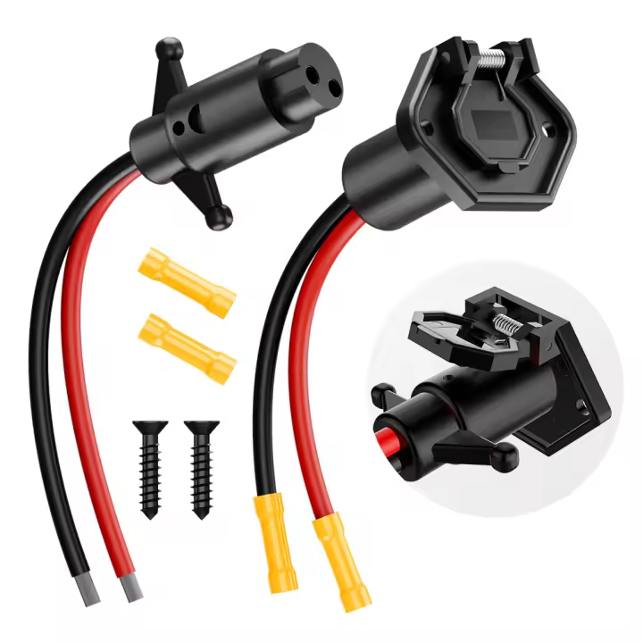 Conector De Motor De Arrastre 12V-24V 10 Cables Compatible Con Minn Kota Socket De Conexión Rápida Para Motor De Barco - 1