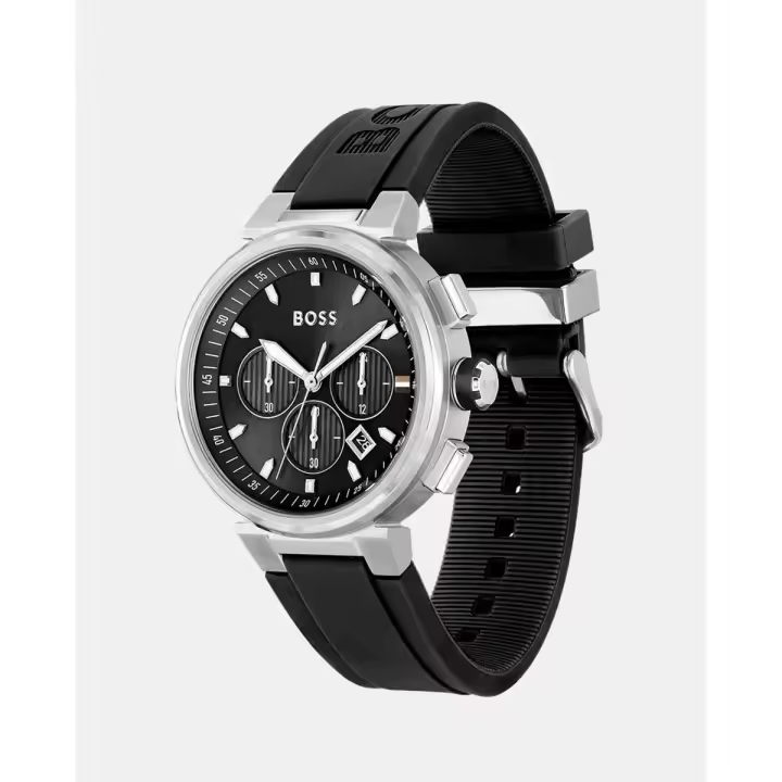 Reloj HUGO BOSS hombre One-Men cronógrafo de silicona negro 1513997 - 1