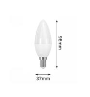 STARLED Bombilla LED Vela 6W E14 C37 180º - OSRAM CHIP DURIS E 2835 - details 0