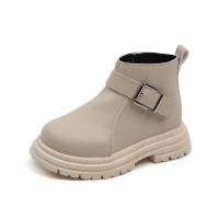 Botas De Tobillo Impermeables Para Niños Y Niñas Con Cierre De Cremallera Lateral En Zíper Botas De Chelsea Cómodas Para Exteriores Material De Suela De Goma Talla True Fit Para Niños Y Niñas - details 4