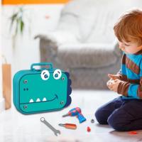 Juego De Juguetes Para Niños Herramientas Eléctricas Taladro De Dinosaurio Juego De Construcción 3D Educativo Para Niños Juguetes De Juego Pretendido Con Tornillos Y Pernos - details 2
